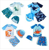 Baby Swimwear Boys Zip Sunsuit