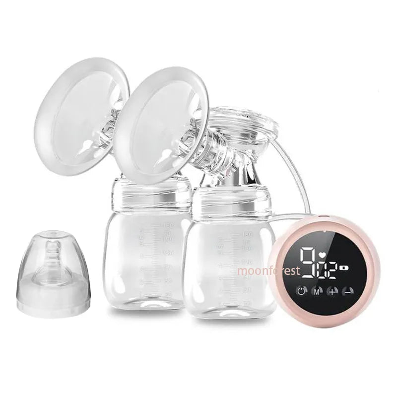 Electric Breast Pump Baby Breast Feed Milker Milk Bottle
