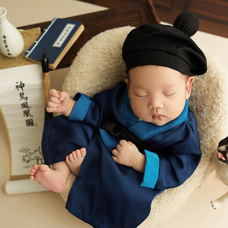 Newborn Photography Clothing Baby Ancient Custome Tang Bohu Theme