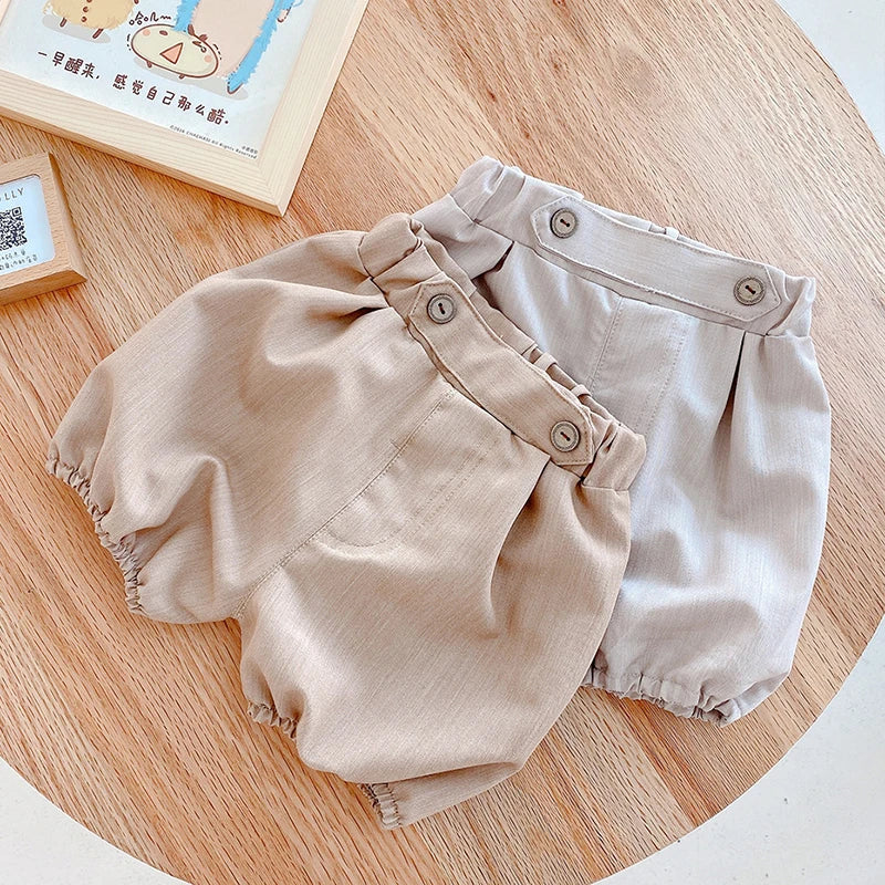 Infant Kids Baby Boys Girls Long Sleeve T-shirt + Shorts 2Pcs Clothing Sets