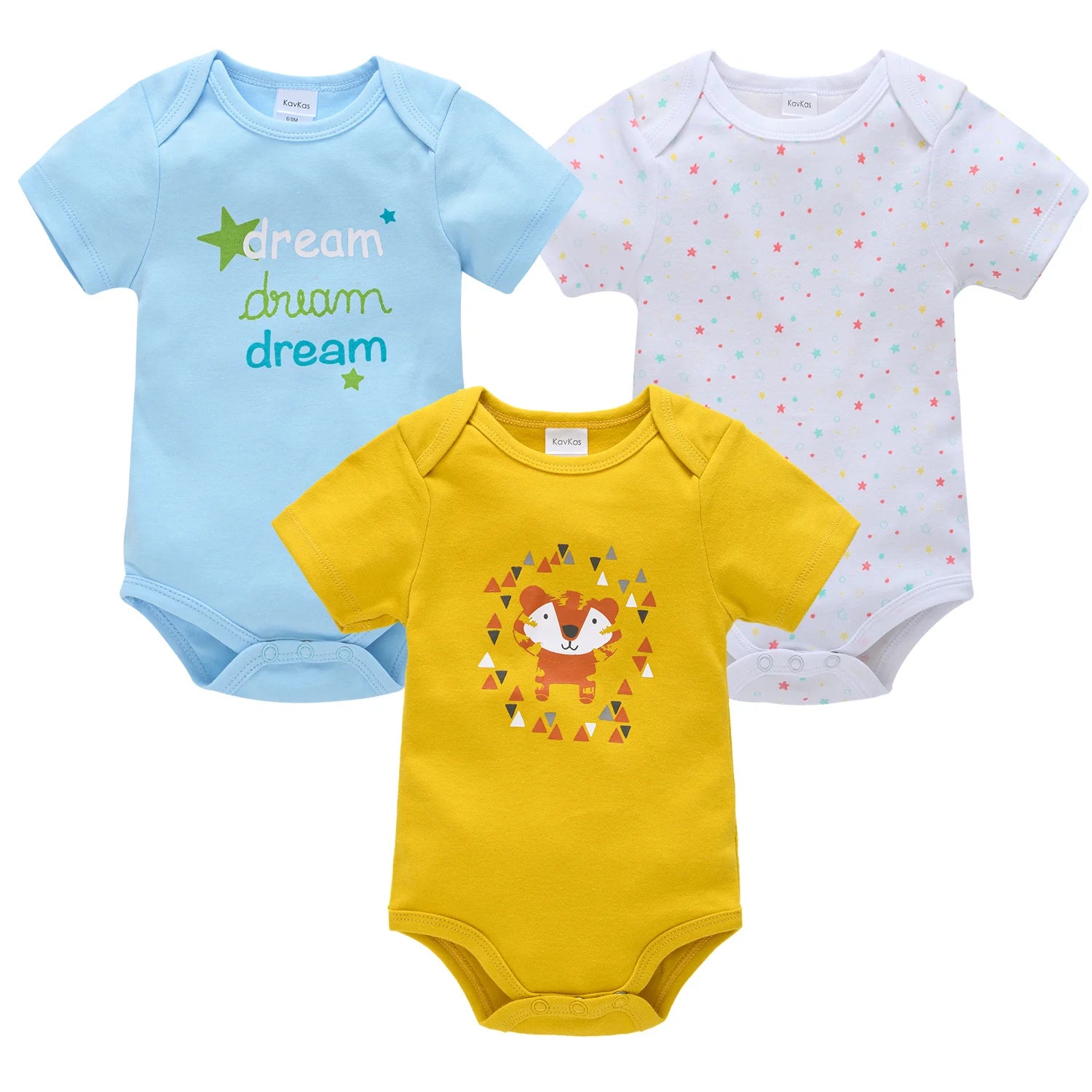 3pcs/Lot Baby Boys Cotton Bodysuit