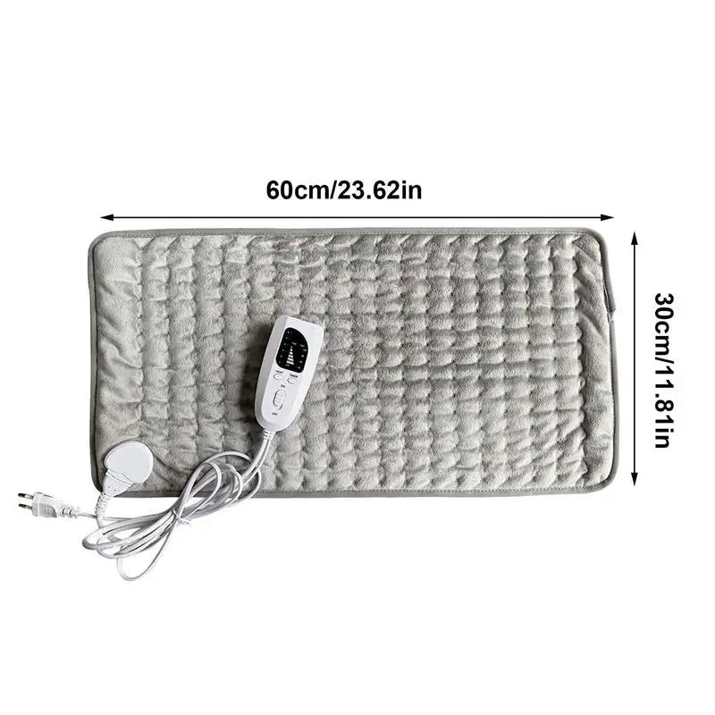 30X60cm Electric Heating Pad Physiotherapy Therapy Blanket Thermal Shoulder Back Pain Relief Eliminate Fatigue Winter Warmer