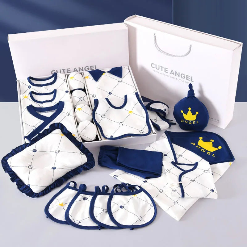 19/23/25 Pieces Newborn Clothes Baby Gift Pure Cotton Set 0-6 Months Without Box