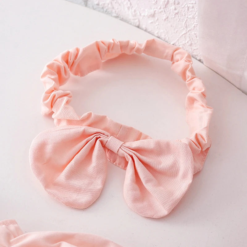 Toddler Baby Girls Sister Clothes With Floral Headband