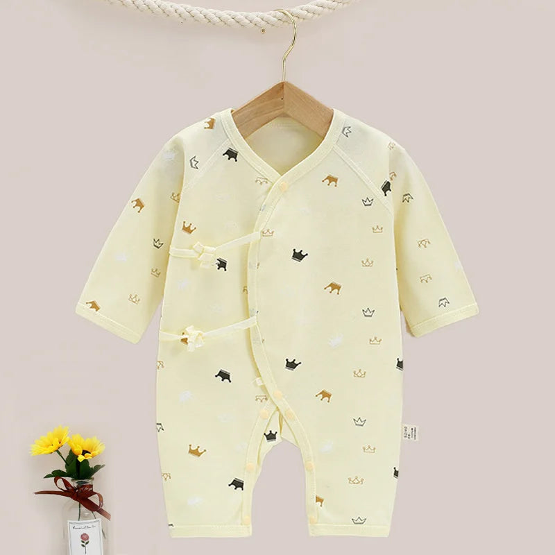 Baby Clothes V-Neck Sleepwear Newborn Cotton Baby Clothing