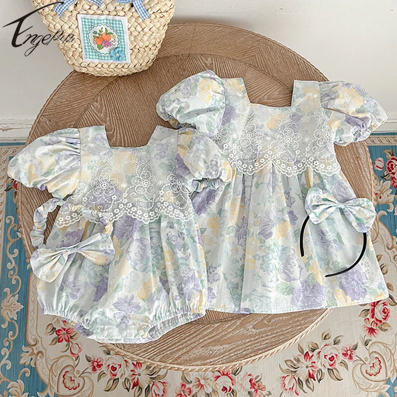 Toddler Infant Baby Sweet Lace Dress Summer Baby Girls