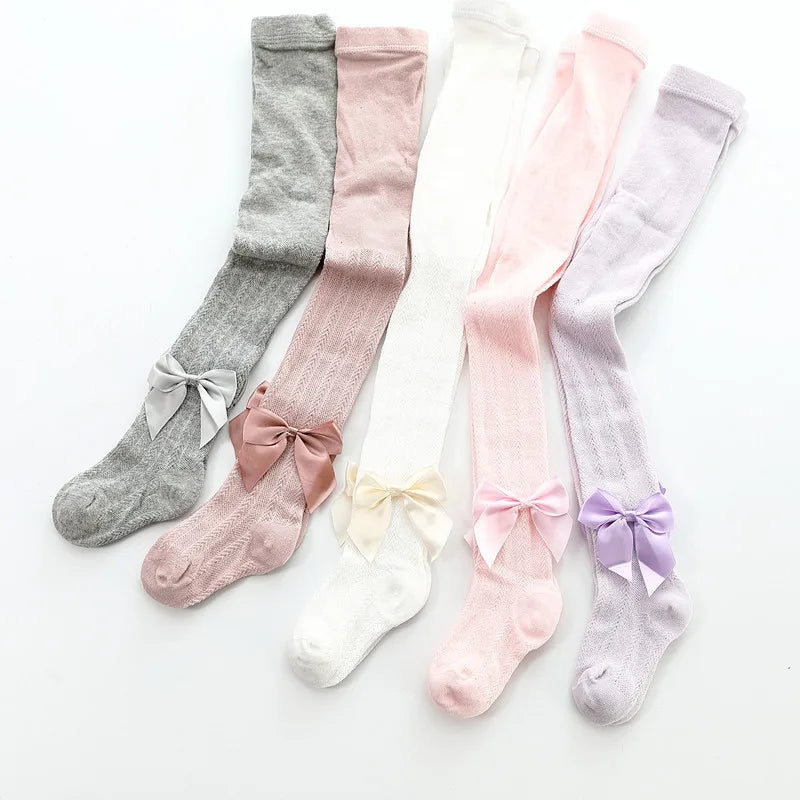 Soft Cotton Baby Tights Elastic Baby Girl Leggings