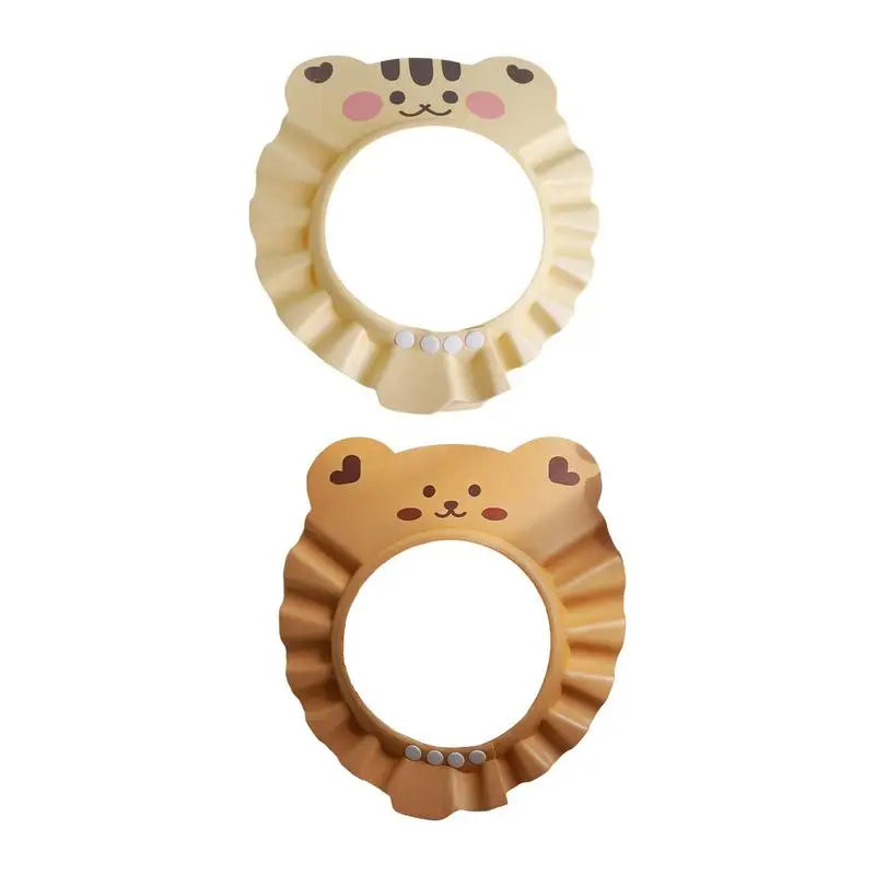 Anti slip Solid Baby Bath Cap Girl boy Safe Shampoo Shower Bathing Bath Protect Soft Hat For Baby bath products bathroom toys