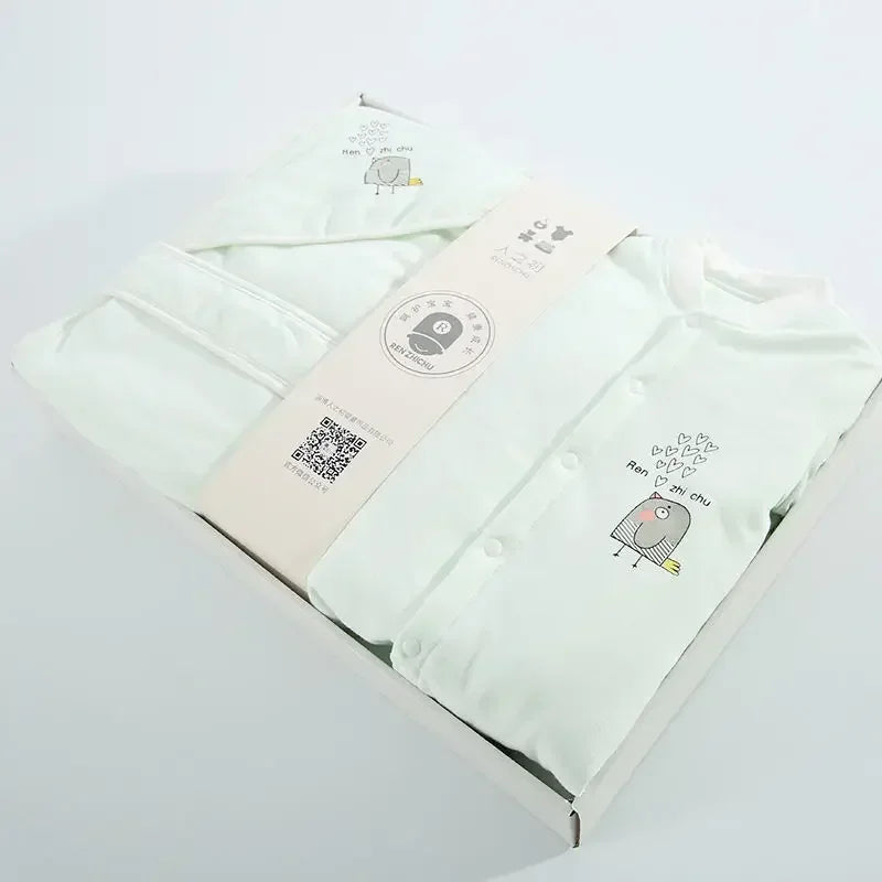 Luxury Newborn Cotton Outfits Set Baby Winter Coats Gift Box 0-6 Months