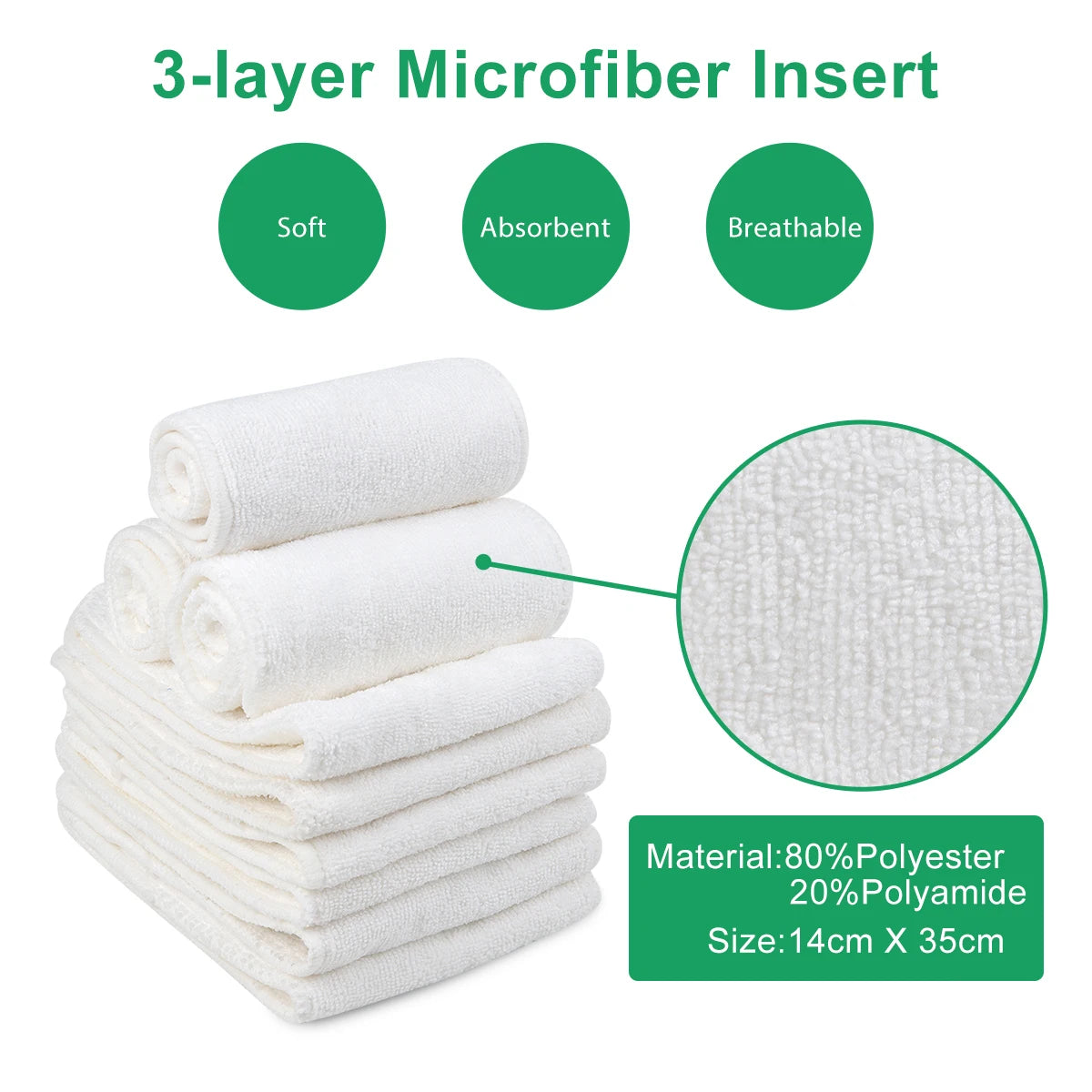 Alvababy New Designed Reusable Baby Cloth Nappy Positioned Cloth Diaper with 1pc Microfiber Insert