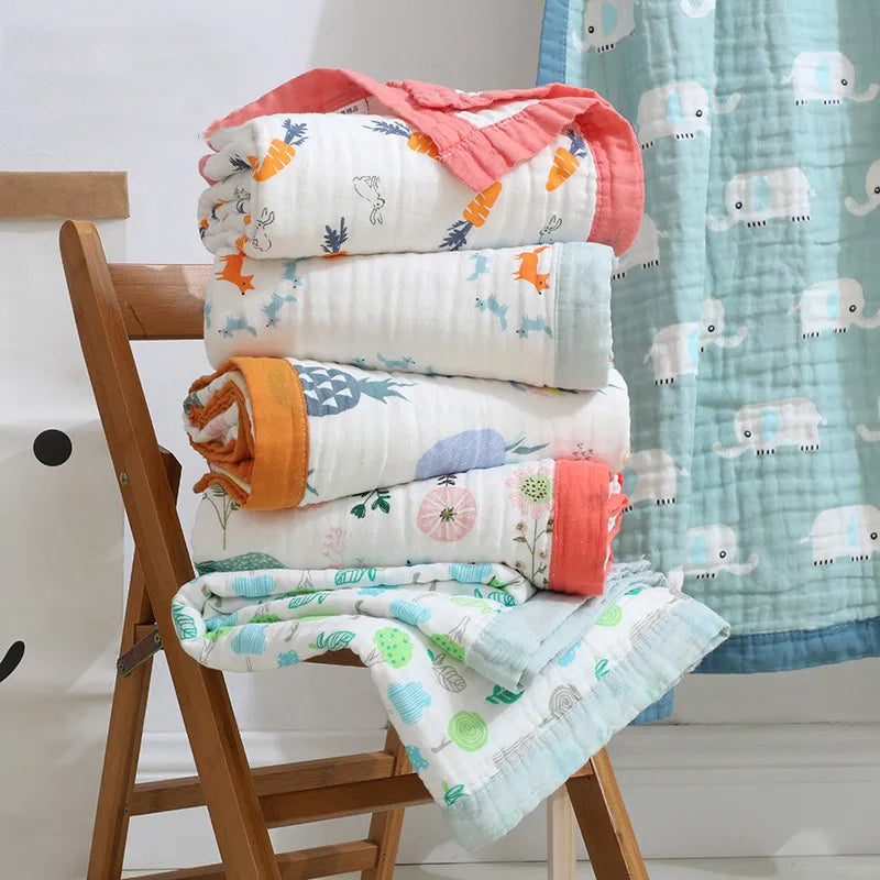 6 Layers Baby 100% Cotton Blanket