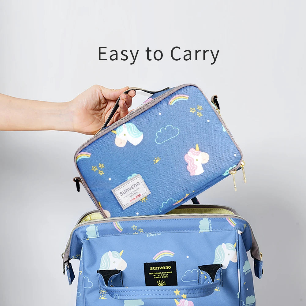 2in1 Portable Diaper Changing Bag Waterproof Changing Pad