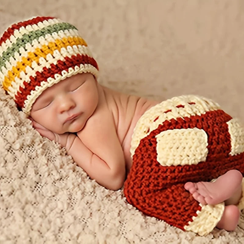 0-6months Baby Costumes Newborn Photo Props Hand-knitted