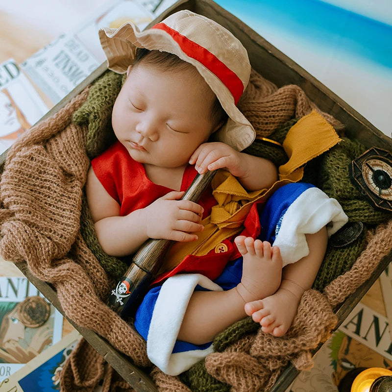 Funny Baby Boy Cute Hat+Top+Pants Baby Photo Props Accessories
