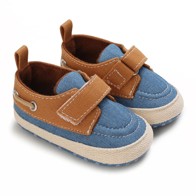 Newborn Baby Prewalker Casual Shoes Leather Non-Slip Soft 0-18M