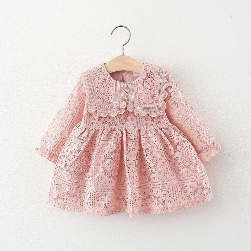 Hollow Lace Dress for Baby Girls Princess