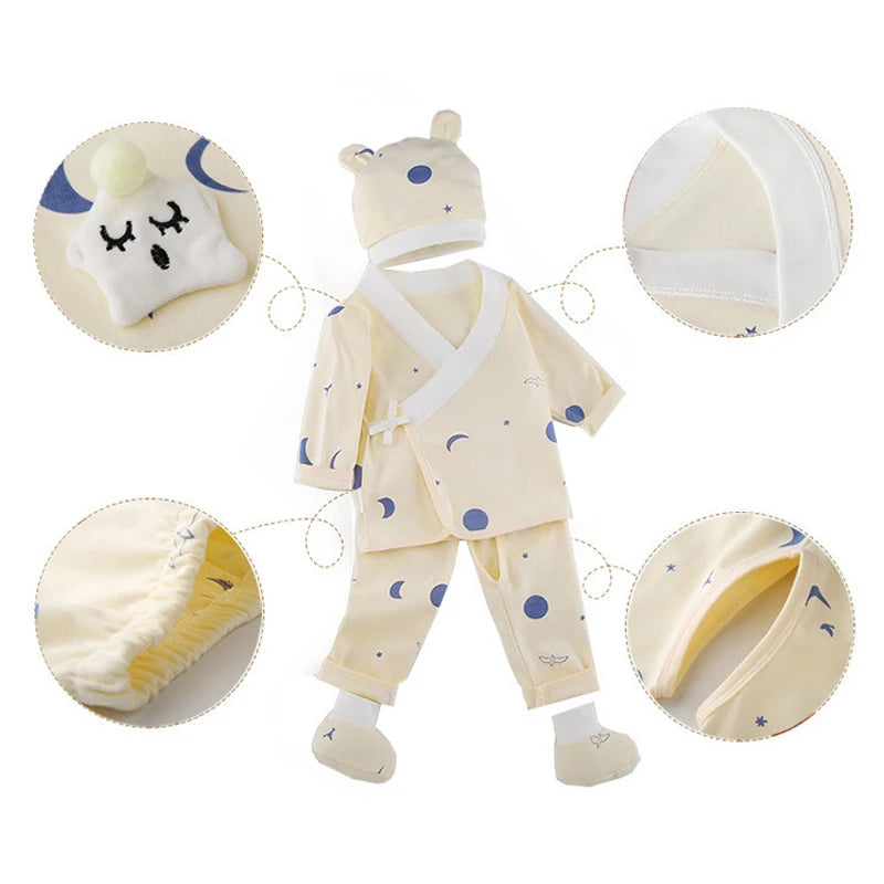 Pure Cotton Newborn Clothes Baby Gift Box Set Spring/Summer Baby 0-12 Months