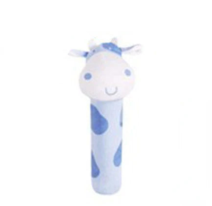 Colourful Animal Rattle Plush Stuffed Handbell Baby Soft Rattle Toys