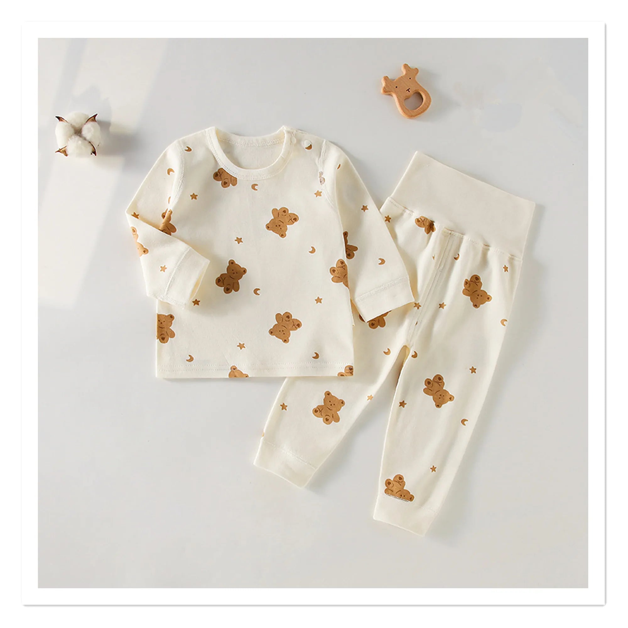 Autumn Newborn Baby Pure cotton underwear sets
