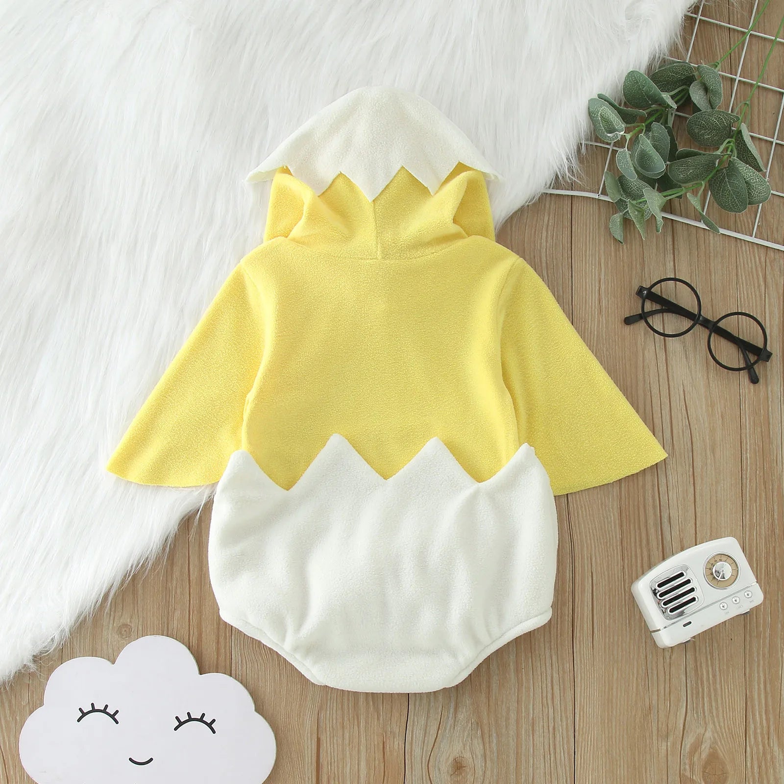 Newborn Chick Egg Costume Infant Clothes