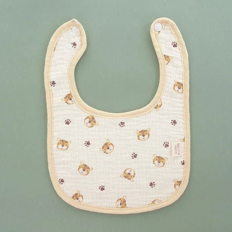 6 Layer Cotton Baby Saliva Towel