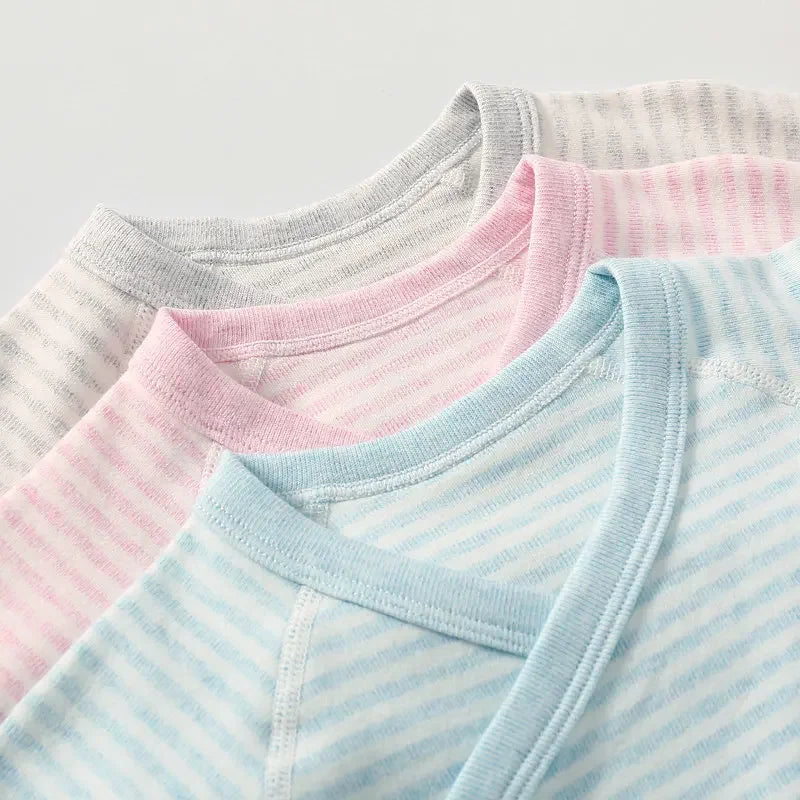 2pcs Set Cotton Newborn Baby Bodysuits Pants Long Sleeve