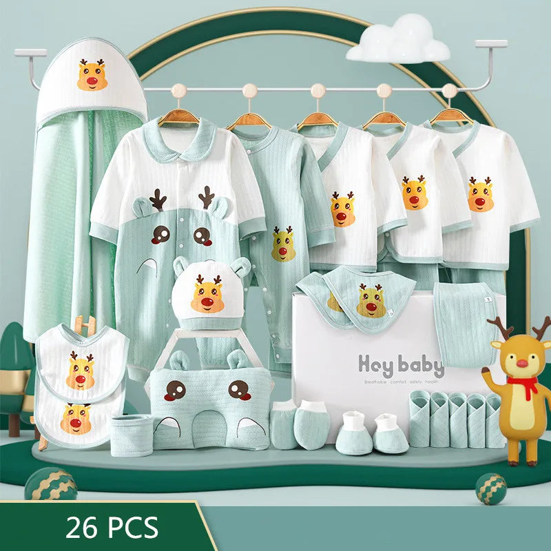 26/24 pieces/lot Newborn Baby Clothes Sets 100% Cotton