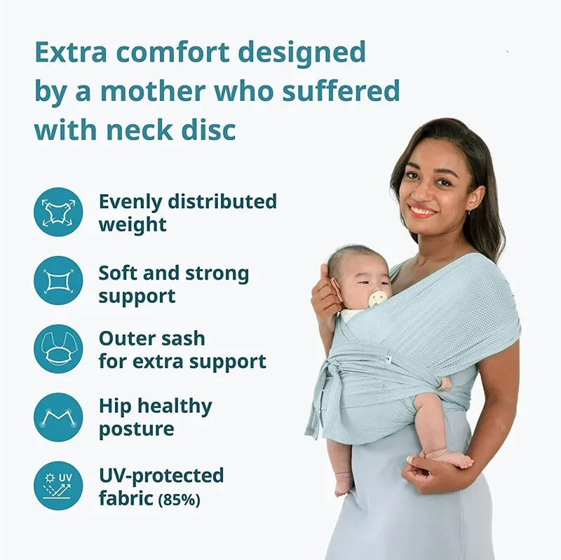 Baby Carrier Summer Breathable Parenting Back Towel T-shirt