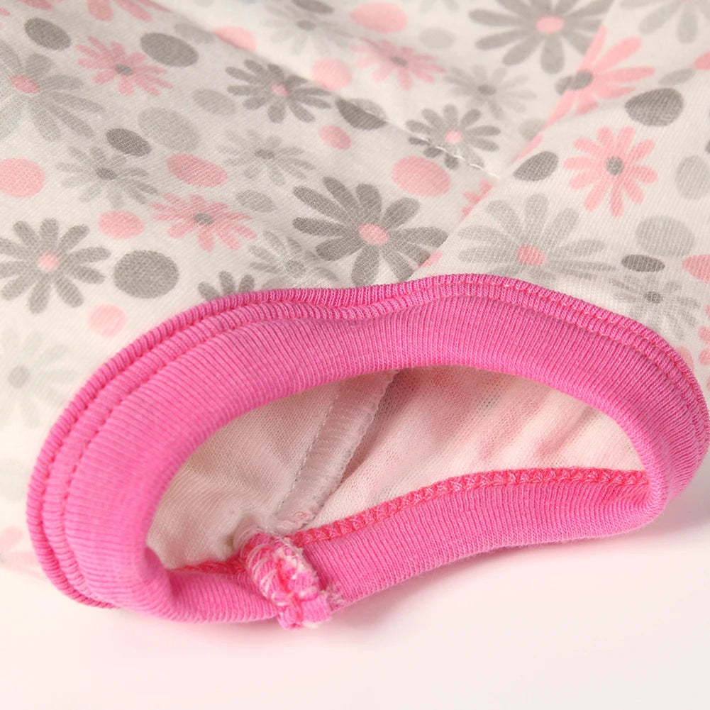 4Pcs Baby Training Pants Cotton Breathable 4 Layers Diapers Infant Toddler Washable Cloth Nappies Cartoon Absorbent Underwear