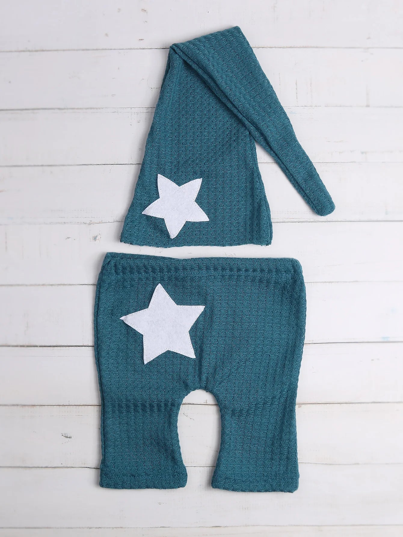Newborn Knitted Hat Jumpsuit Infants Photo