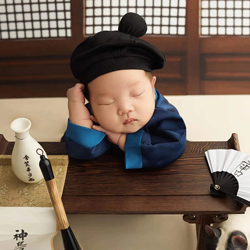 Newborn Photography Clothing Baby Ancient Custome Tang Bohu Theme