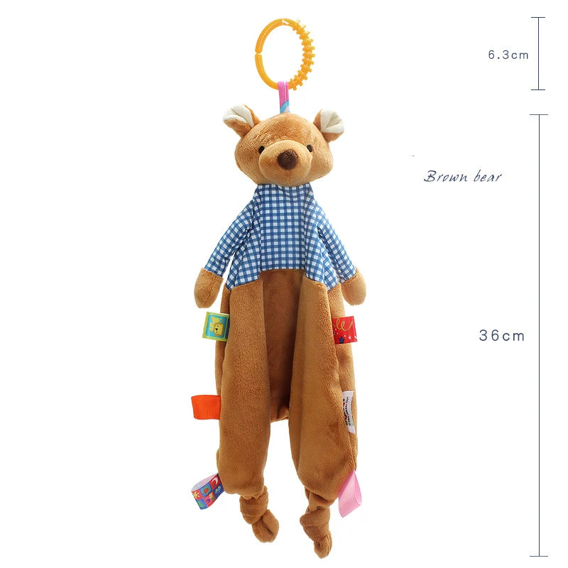 Baby Soothe Appease Towel Cartoon Animal Soft Towel