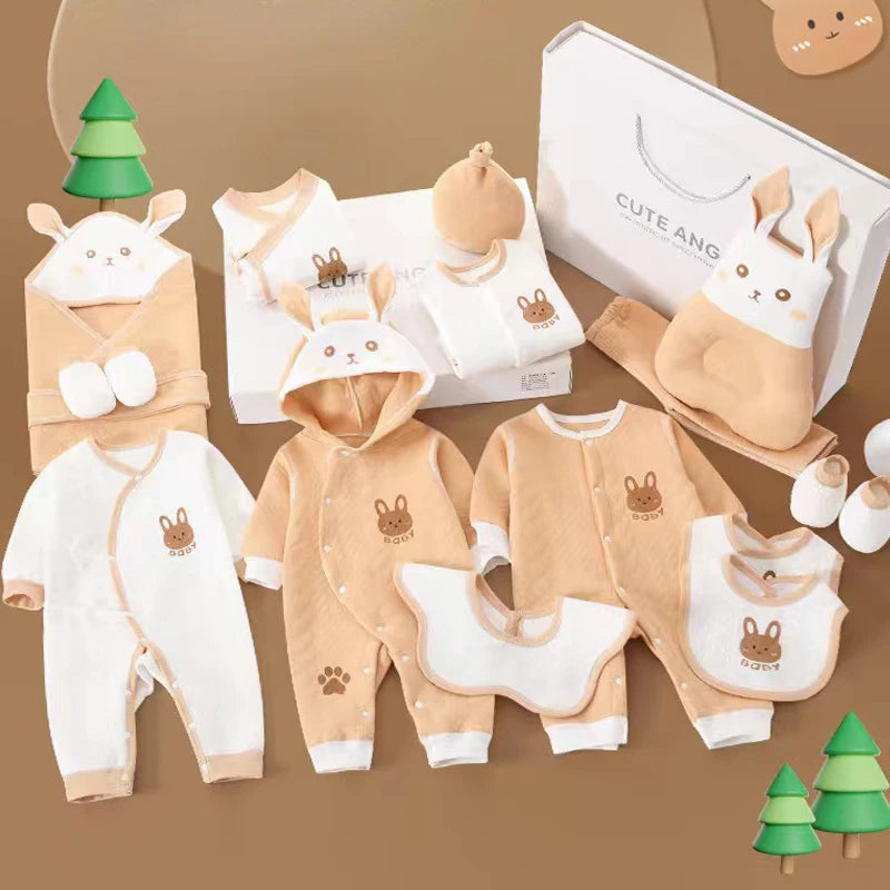 22/24/26 Pieces/0-3Months Newborn Baby Clothing 100% Cotton Set