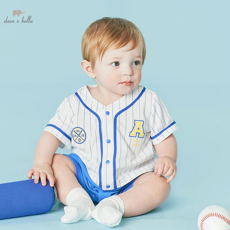 Summer 100% Cotton Baby Jumpsuit Baby boys Clothing 6-12-18-24 Months