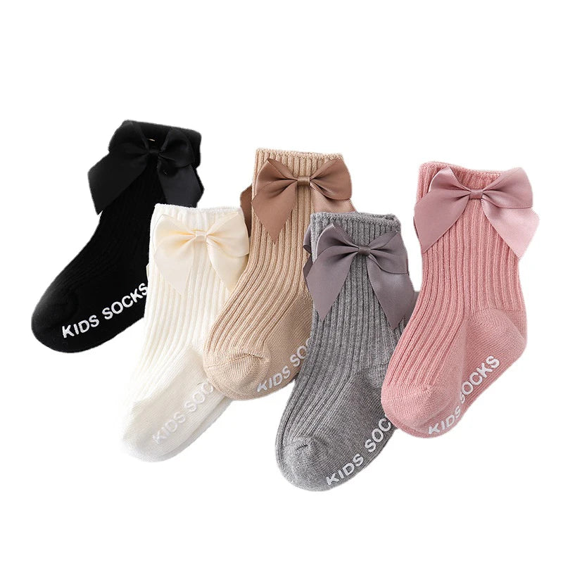 Baby Accessories Newborn Big Bow Floor Socks