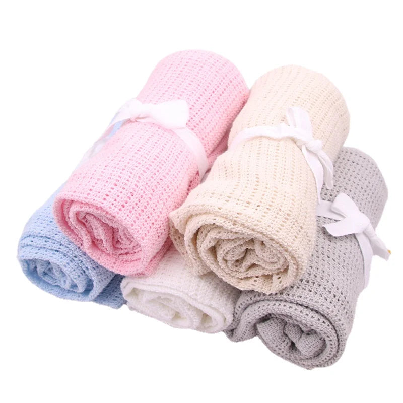Baby Blanket Cotton Infant Wrap Bath Towel Stroller Cover