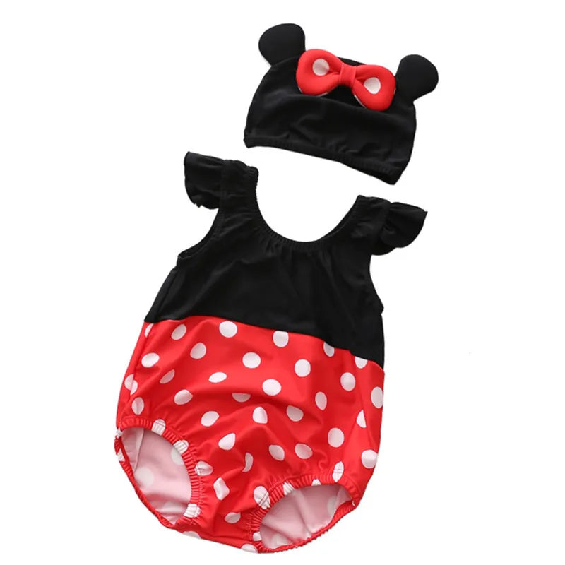 Newborn 0-3Y Babies New Fruits Swimsuit 2pcs