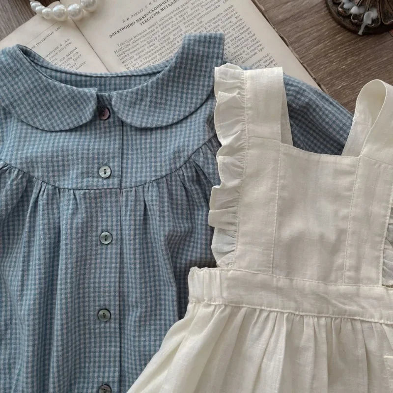 NewbornBeige Ruffle Strap Dress Fashion