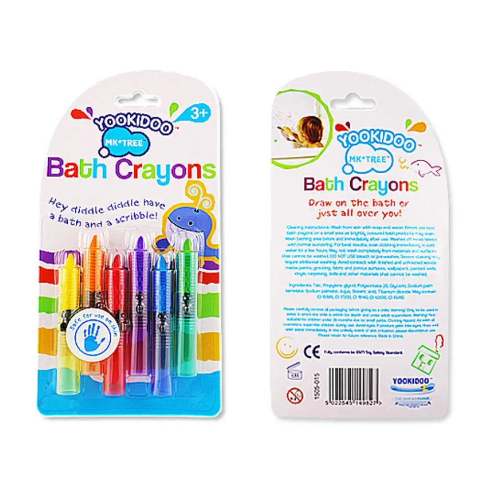 1~8PCS Set Baby Bath Toy Baby Bath Crayons Toddler Washable Bathtime Toy