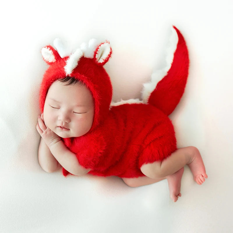 Clothing For Newborn Photography Dragon Hat Romper