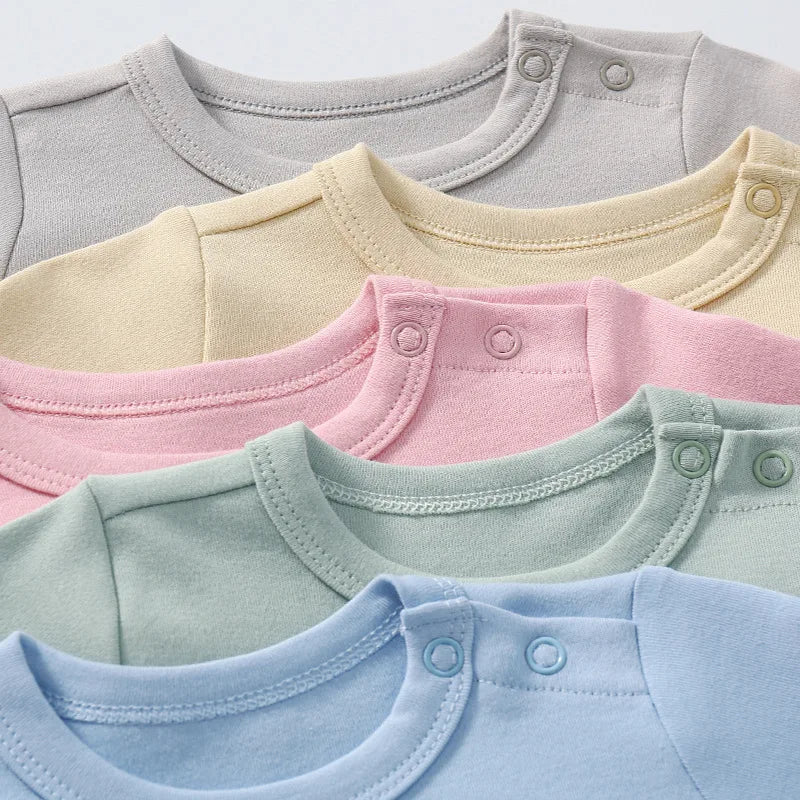 Spring 2024 Infant Jumpsuit Solid Color Comfort Cotton