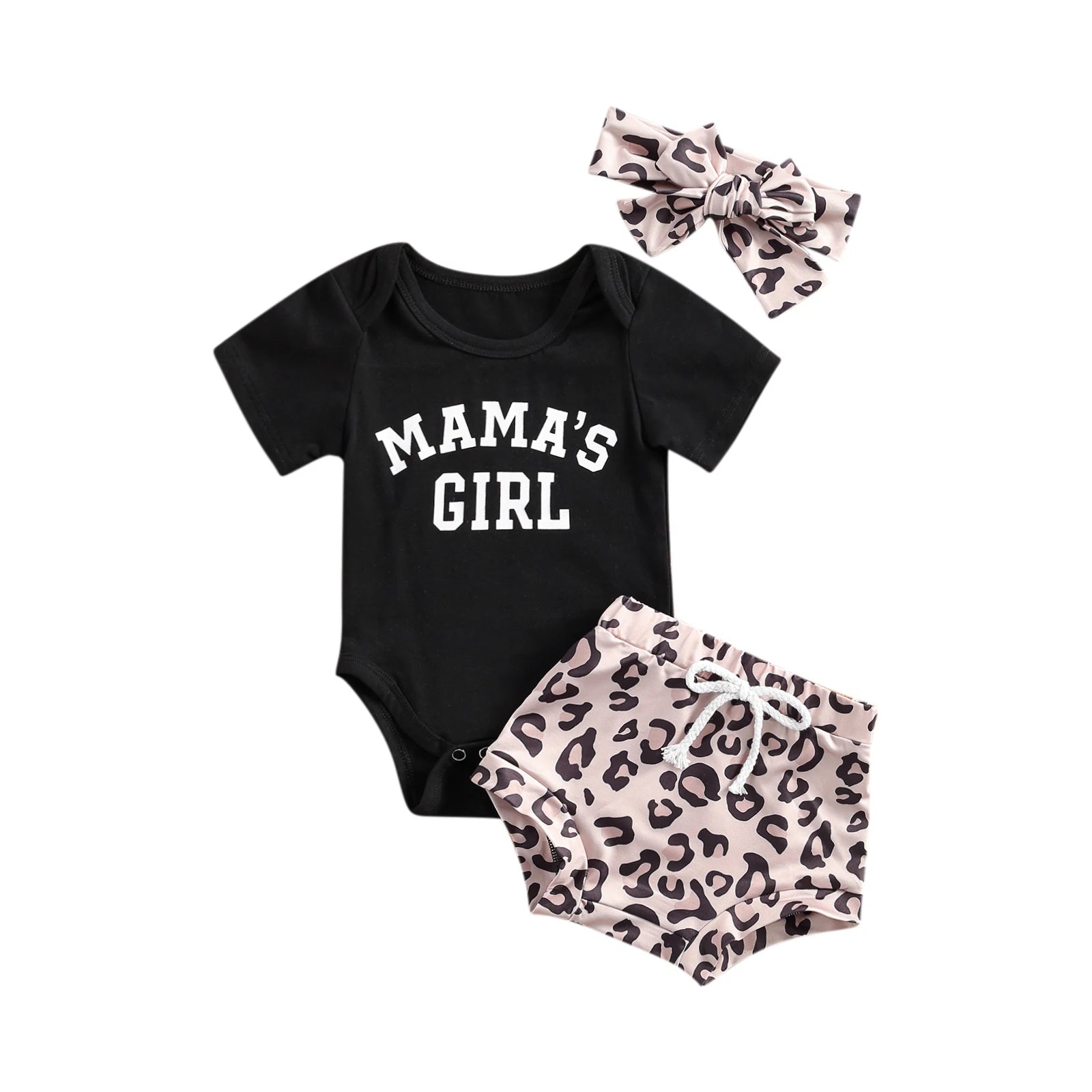 Summer Newborn Baby Girls Clothes Letter Bodysuit