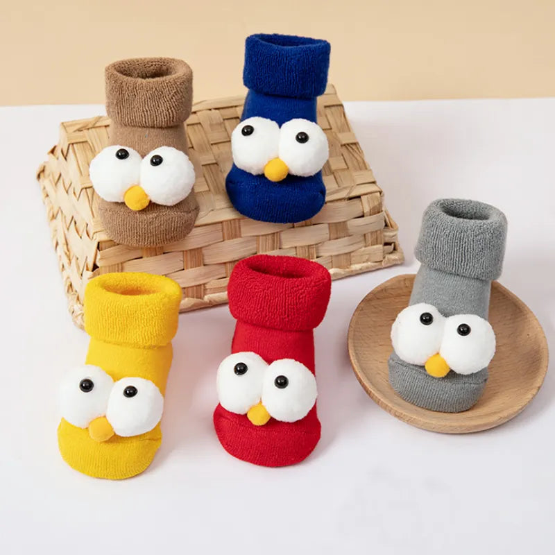 Cartoon big eyes baby socks