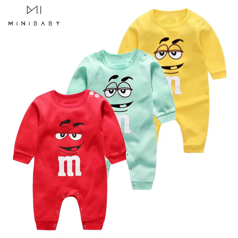 Baby Clothing Cotton Long Sleeve Infants Cartoon Pajamas 0-24m