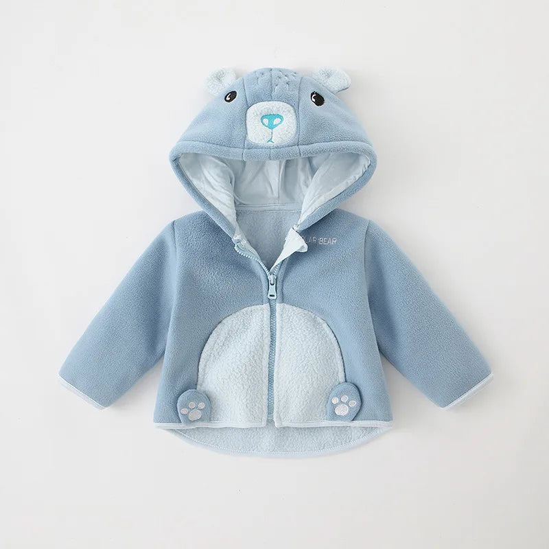 Baby Girl Clothes Winter Polar Fleece Jacket Baby Jacket  Baby Winter Clothes  Baby Coats Hooded Top Baby Clothes High Quality