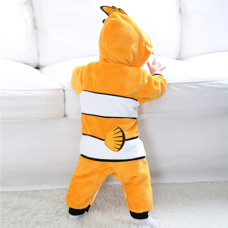Cosplay Baby Romper Cartoon Nemo Winter Costume