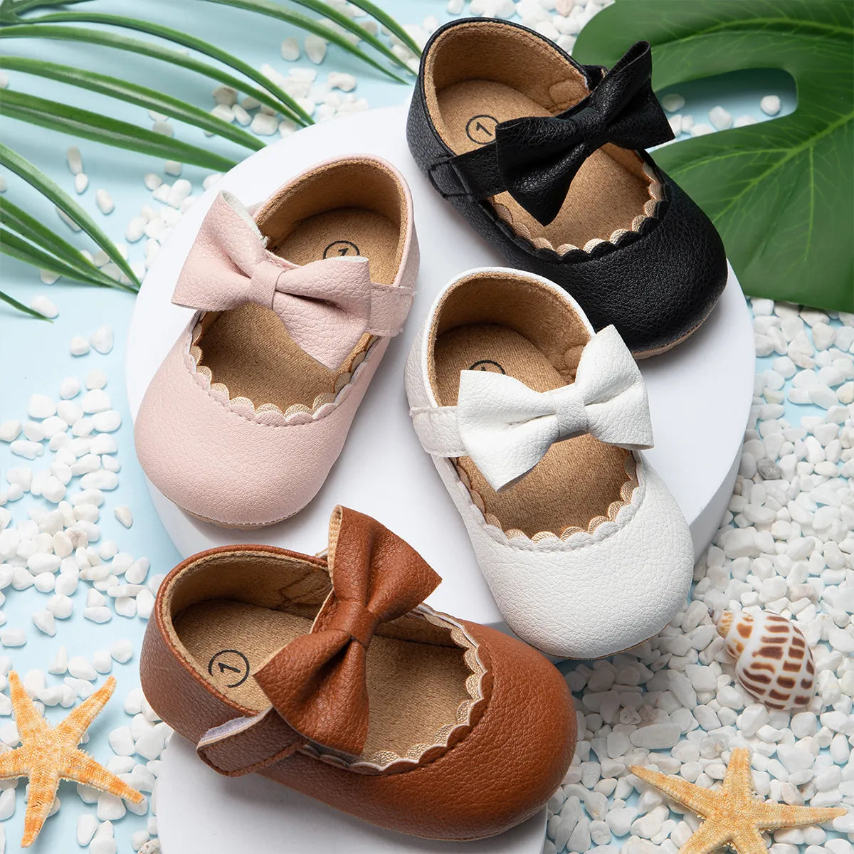 Baby Casual Shoes Infant Toddler Bowknot Non-slip