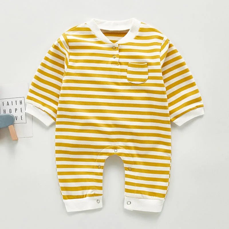 New Newborn Boys Girls Corduroy Jumpsuits Clothes