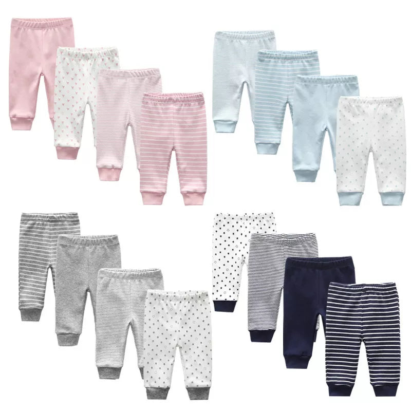 Baby Girl Pants 3/4/5Pieces Cotton Newborn Baby
