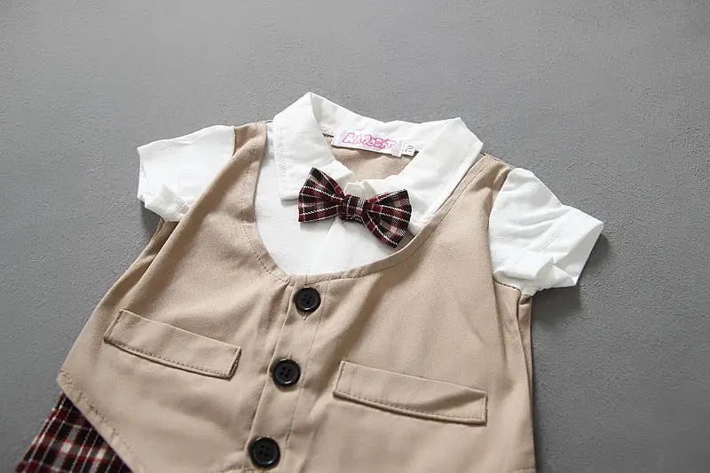 Newborn Kid Baby Boy Infant Outfits Set Jumpsuit Romper One Piece Suit Mother Kids Baby Clothing Baby's Sets